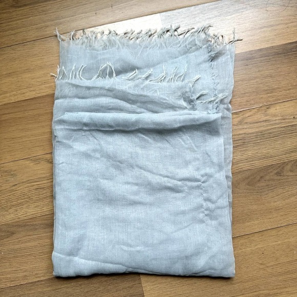 SUSS Featherweight Silk Blend Scarf Gray - Picture 5 of 7
